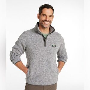 L.L. Bean Pull Over Fleece Sweater